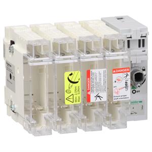 interruptor seccionador para fusíveis TeSys GS2G - 4P 63A tamanho 00C