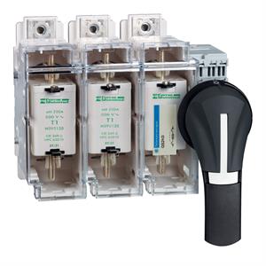 Manípulo para comando exterior frontal preto TeSys GS2 - 100-400A