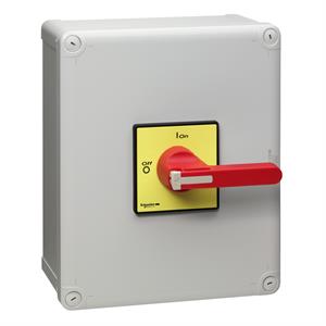 CHAVE SECCIONADORA VARIO EM COFRE IP65 140A MANOPLA VERMELHA  VCF6GEN