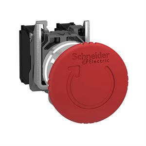 Paragem de emergência vermelho ø 22- cabeça de cogumelo ø 40- viagem para libertação