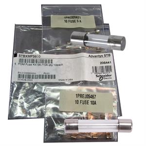 Modicon STB - kit de fusíveis PDM - para Módulo de E/S - 5 fusíveis de 10 A