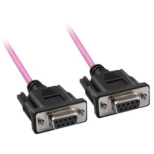 Cabo CANopen – conectores SUB-D9 fêmea moldados - padrão - IP20 – UL - 1 m