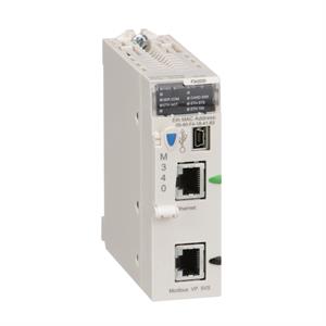 Módulo de processador, standard, série Modicon M340 - CPU - Eth - USB - 1024D - 256A