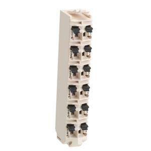 terminal block - 12 contacts - branco - quantidade 1