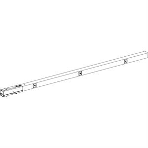 Straight length, Canalis KBB, 25 A, 1 circuit L+N+PE, 3 tap-off units, 3 m, white