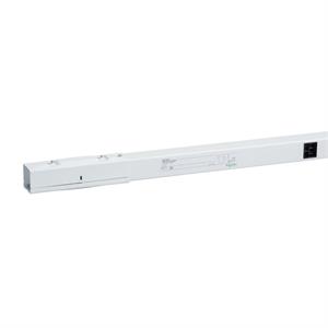 Straight length, Canalis KBB, 25 A, 1 circuit 3L+N+PE, 3 tap-off units, 3 m, white