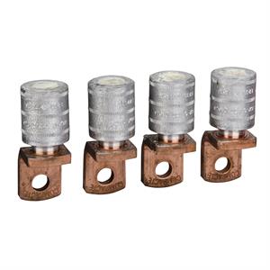 connection accessories, Compact NSX, EasyPact CVS, FuPact INFB, crimp lugs for aluminium cable 240 mm², set of 4 parts