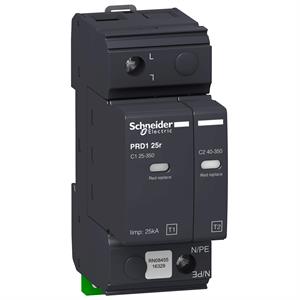 Descarregador de sobretensões PRD1 25r 1P  Tipo 1+2