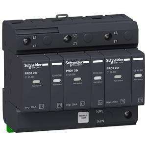 Descarregador de sobretensões PRD1 25r 3P Tipo 1+2
