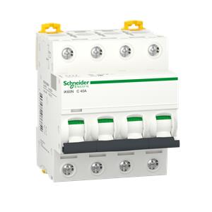 Acti9 iK60N - Disjuntor - 4P - 40A - Curva C - 6000A (IEC 60898-1)