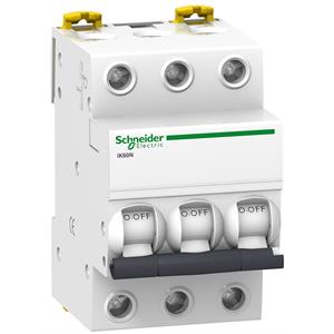 Acti9 iK60N - Disjuntor - 3P - 63A - Curva C - 6000A (IEC 60898-1)