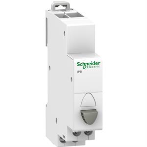 Botão cinzento de pressão simples Acti9 iPB 1NA-1NF