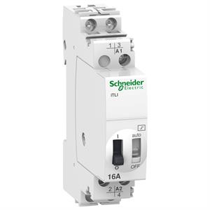 telerruptor TLl - 2 pólos - 1 NA + 1 NF - 16 A - bobina 230/240 V 50/60 Hz