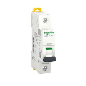 Acti9 iC60H - Disjuntor - 1P - 16A - Curva C - 10000A (IEC 60898-1) - 15kA (IEC 60947-2)