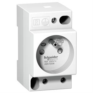 iPC -Tomada Calha DIN- 2P+T - 16A - 250VAC - NFC 15100 - std francês