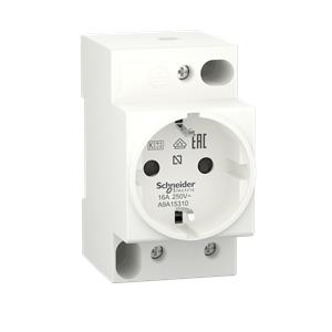 DIN socket iPC - 2P+E - 16A - 250VAC - KEMA VDE 0620 - german std