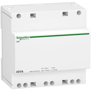 modular safety transfomer iTR - 230 V 50..60 Hz - output 12..24 V - 40 VA