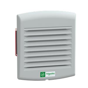 Ventilação forçada ClimaSys. IP54, 38m3/h, 24V DC, com grelha de saída e filtro G2