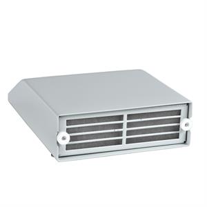Stainless steel cover cut-out 125x125mm with filter IP55