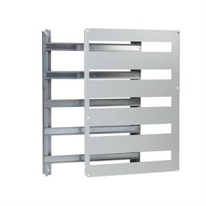 Modular chassis DLCR type for SPACIAL WM steel enclosure, 18 modules, H300xW250