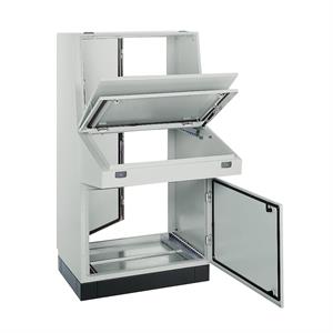 Spacial SD Control desk with console - H1400xW1200xD845 - IP55