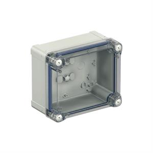 PC box IP66 IK08 RAL7035 Int.H225W175D100 Ext.H241W194D105 Transp.cover H20
