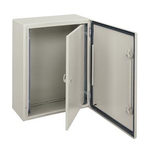 Internal door for Spacial WM encl.H1200xW600 steel, RAL7035.Adjustable in depth