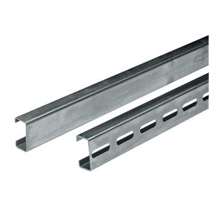 Symmetric C-shaped rails drilled 21x11x10. Length 2000mm. Supply: 20 rails 2m.