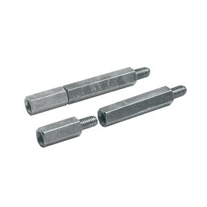 Hexagonal spacers M5 height 10 for raising mounting plates, etc. Supply: 100