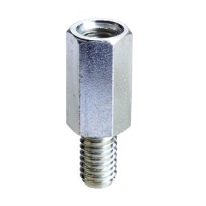 Hexagonal spacers M8 height 15 for raising mounting plates, etc. Supply: 100