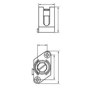 Safety terminals section 1x10mm² . Supply 20.