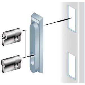 Spacial SFX - SMX enclosures - 5mm double-bar insert for retractable handle