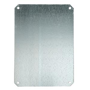 Metallic mounting plate for PLS box 27x54cm