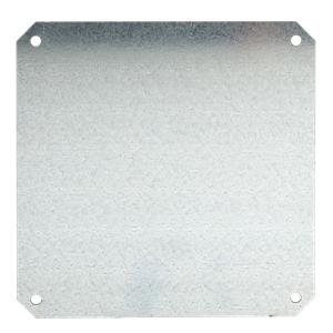 Metallic mounting plate for PLS box 36x36cm