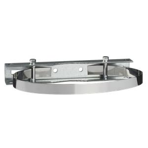 Post fixing device galvanized steel post diam. max 215mm load 100kg for PLM43