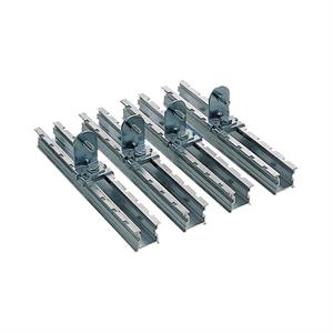 Conjunto de 4 slides passo a passo com suportes para ajuste da montagem. Platina em PLA D320mm