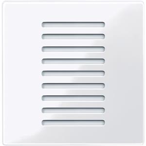 Unidade de controlo da temperatura ambiente , branco ativo, brilhante, System m