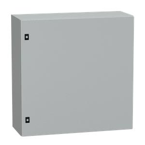 Spacial CRN plain door with mount.plate. H800xW800xD300 IP66 IK10 RAL7035..