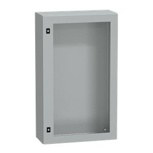 Spacial CRN tspt door w/o mount.plate. H1000xW600xD250 IP66 IK10 RAL7035..