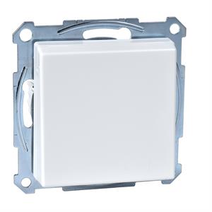 M-Elegance - Tomada 2P+T com obturadores e tampa - 16A- Branco brilhante