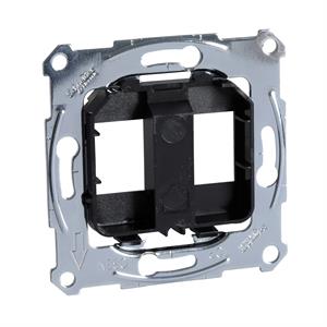 M-Elegance - Suporte para centros de tomada RJ45 para ligadores - Alumínio