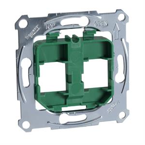 M-Elegance - Suporte para centros de tomada RJ45 para ligadores - Verde