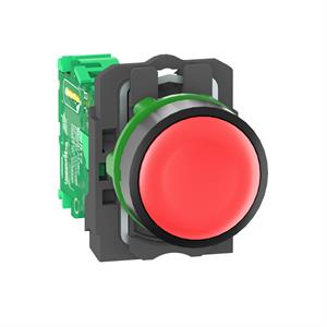 Botão wireless auto-alimentado - vermelho