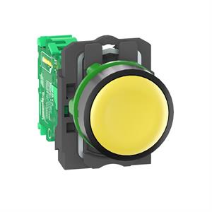 Botão wireless auto-alimentado - amarelo