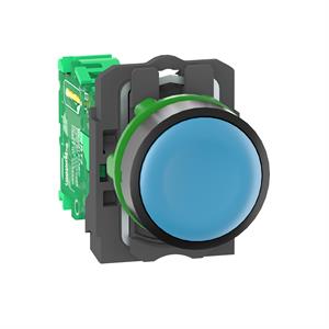 Botão wireless auto-alimentado - azul - o