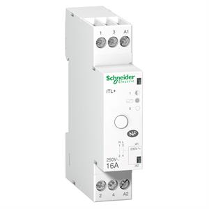 impulse relay iTL+ - 1P+N - 1NO - 16A - coil 230 VAC 50Hz