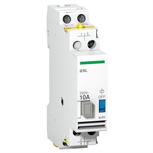 Changeover relay extension iERL 10A 2P Uc 230V-240VAC Ue 250VAC