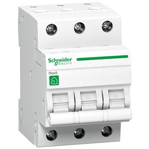 Disjuntor, Resi9, 3P, 40A, Curva C, 3000A (IEC 60898-1)