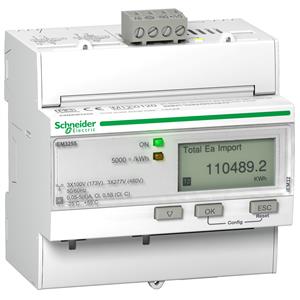 iEM3255 contador de energia - CT - Modbus - 1 E/S digital - multitarifa - MID