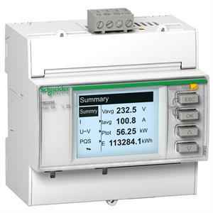 PM3255 contador de energia - 2 digital I - 2 digital O - RS485